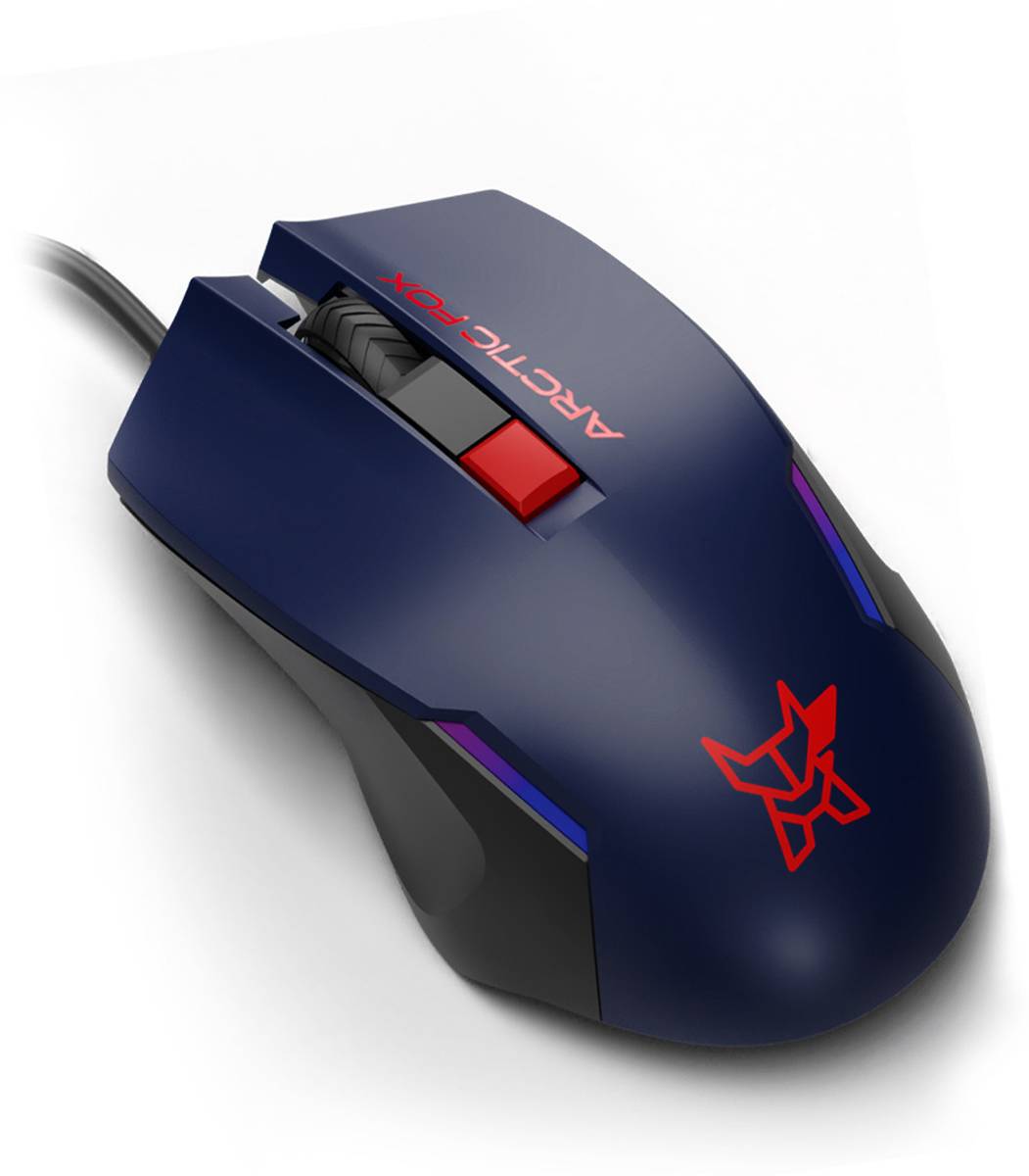 Arctic Fox Breathing Lights and DPI Upto 3600 Wired Ambidextrous Optical  Gaming Mouse — photo 2