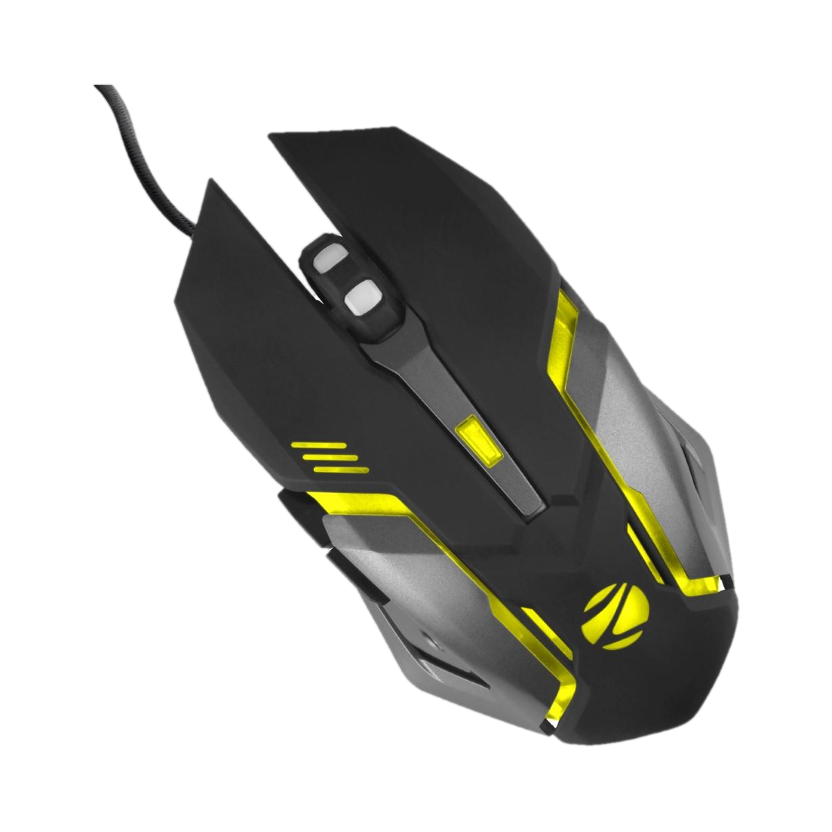 ZEBRONICS Transformer M Wired Ambidextrous Optical Gaming Mouse with Upto 3200 DPI, 6 Buttons with DPI Switch, Multicolor LED Lights, 1.5m Braided Cable