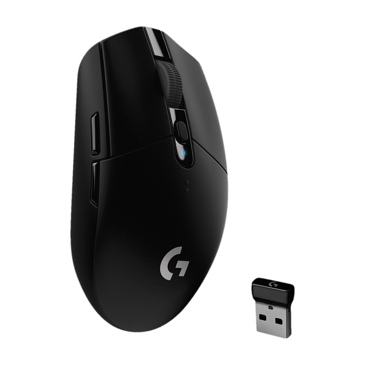 Logitech G304 Wireless Ambidextrous Optical Gaming Mouse with Upto 12000 DPI HERO Sensor, 6 Programmable Buttons, Onboard Memory, Ultra-Fast 1ms Report Rate, Up to 250 Hours Battery Life With Bluetooth