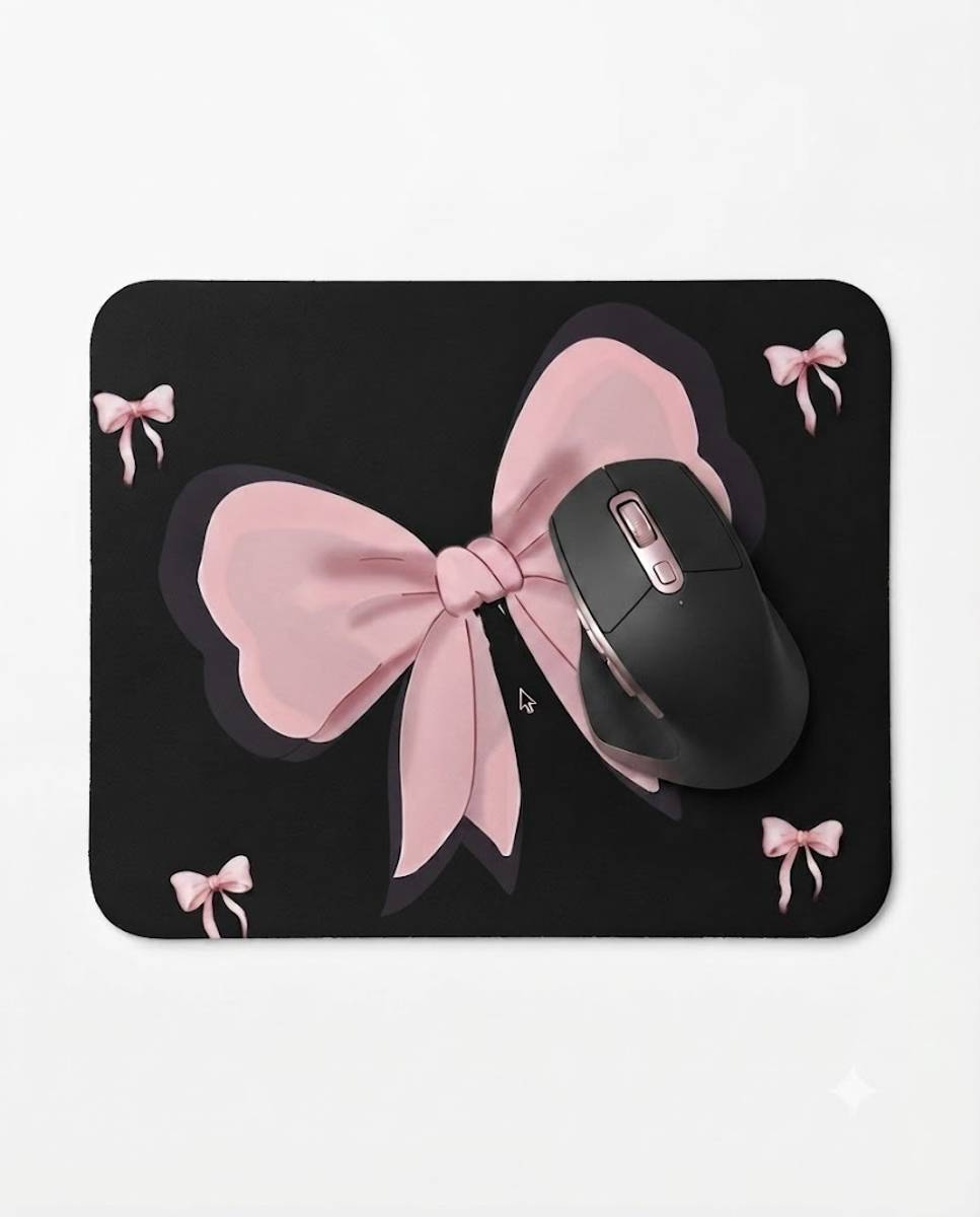 PINK BOW 3 Non Slip Base Mousepad — photo 2