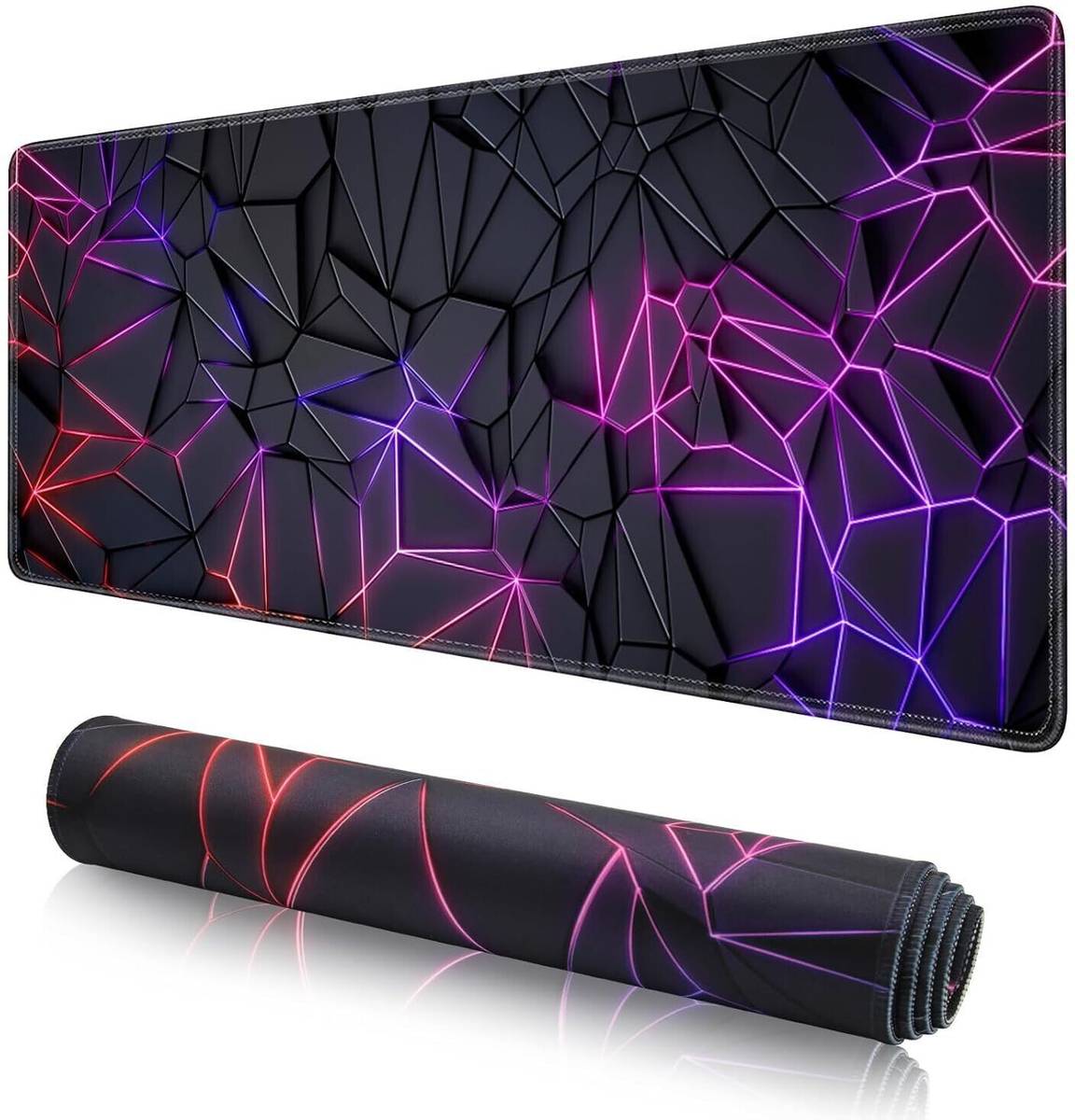 romj Gaming Mouse Pad | Large Size Desk Mat for Gamers & Office Use Non Slip Base Dual Sided Mousepad