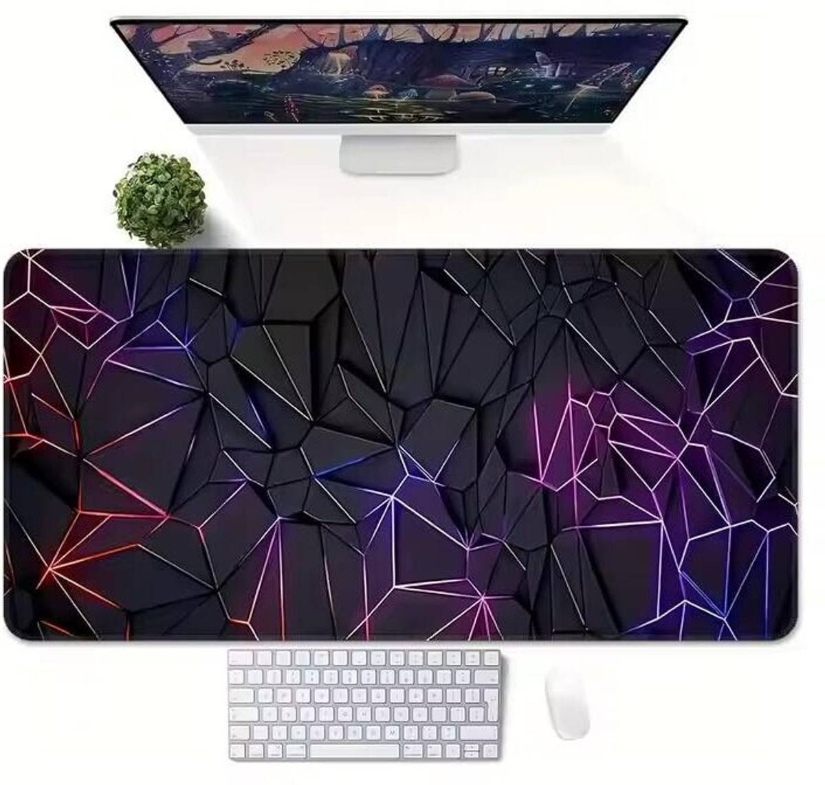 romj Gaming Mouse Pad | Large Size Desk Mat for Gamers & Office Use Non Slip Base Dual Sided Mousepad — photo 2