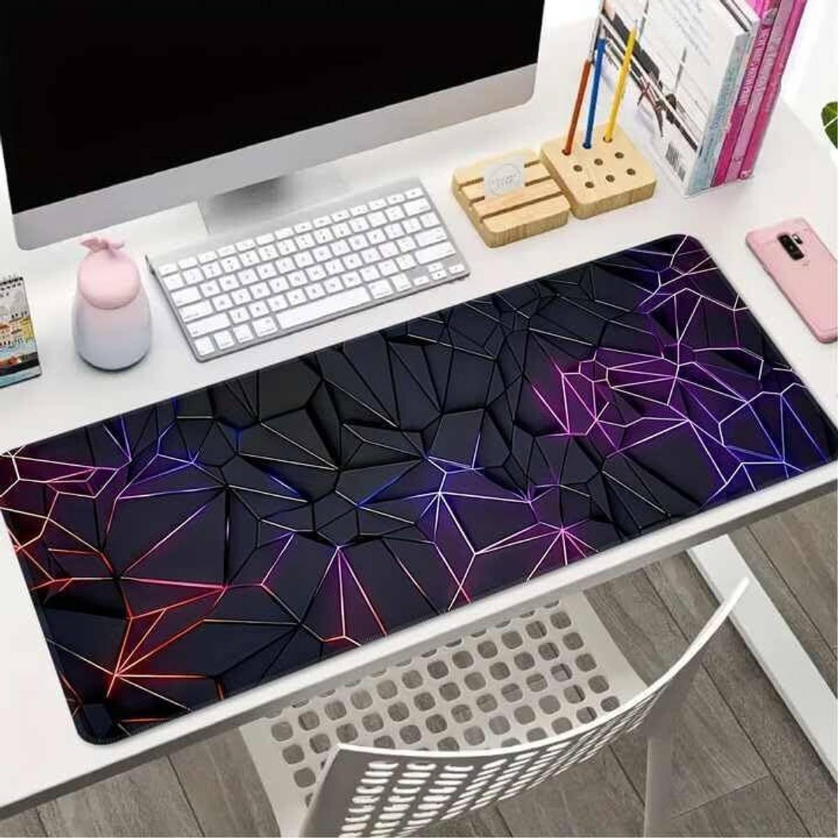 romj Gaming Mouse Pad | Large Size Desk Mat for Gamers & Office Use Non Slip Base Dual Sided Mousepad — photo 4