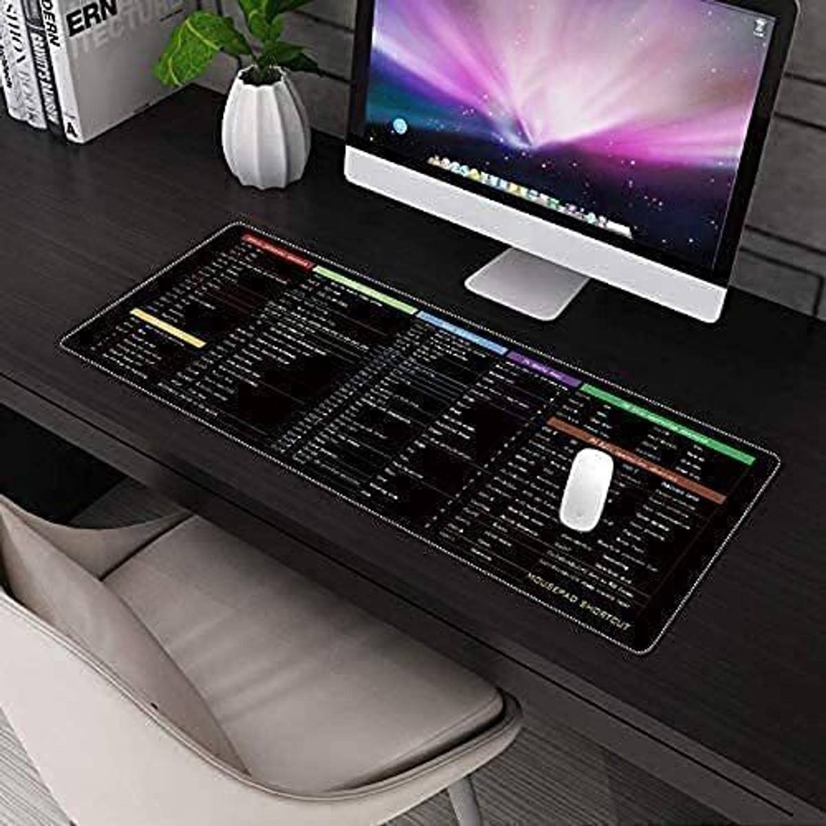 Mouse Pad Large English Shortcut Keys Gaming Writing Desk Mats for Office Home Mousepad — photo 3