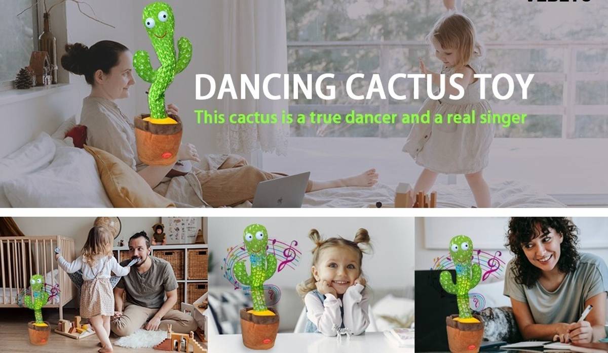 Playkid toys enterprises Dancing Cactus Talking Toy Kids (1 Year Brand Warranty) — photo 4