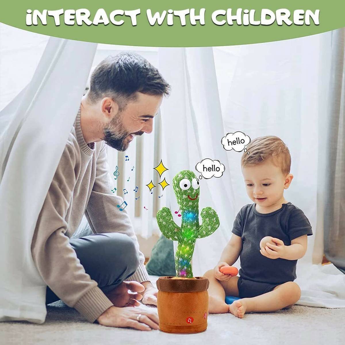 Dancing Cactus Toy with Mimic Speak Option For Kids — photo 3