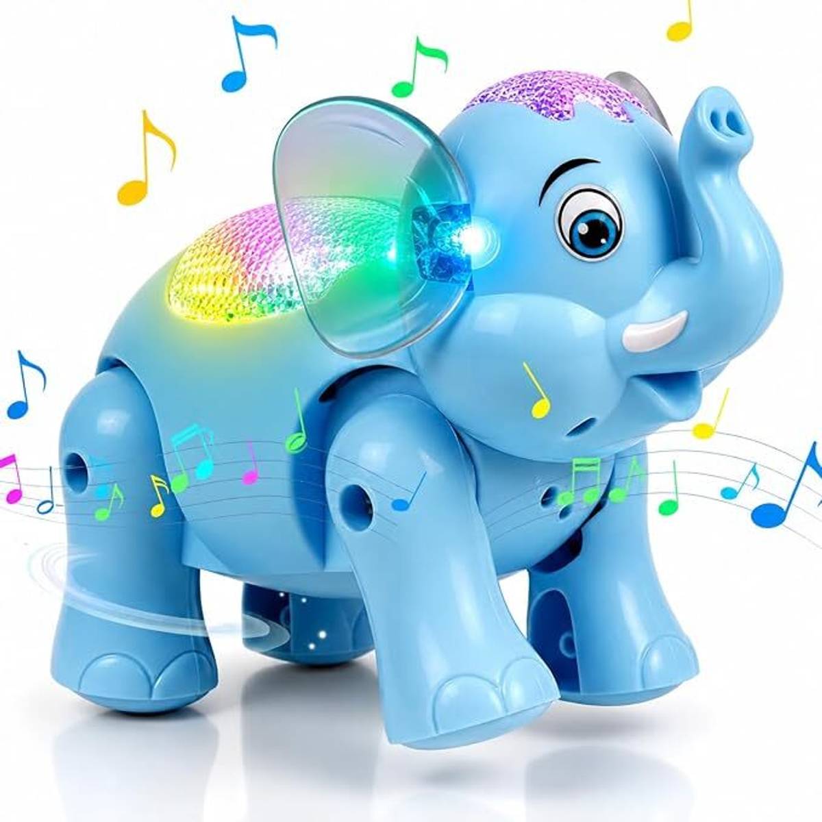 Walking Elephant Toy for Kids Light and Sound Toys for Babies Walking Toy