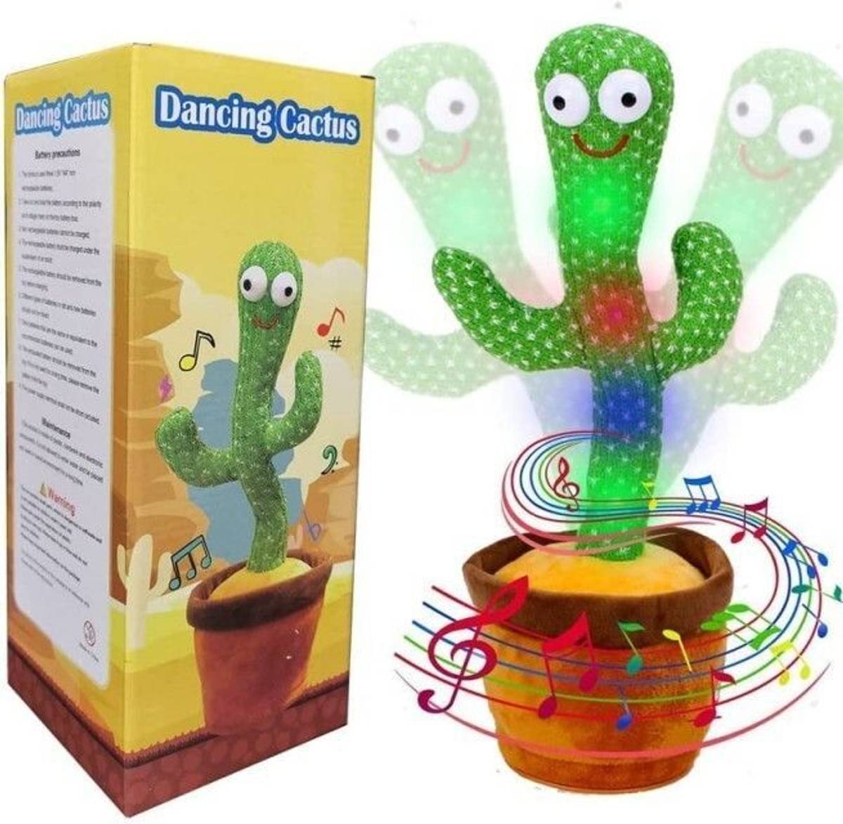 Miransh Dancing Cactus Talking Toy Kids (1 Year Brand Warranty)-C97 — photo 3