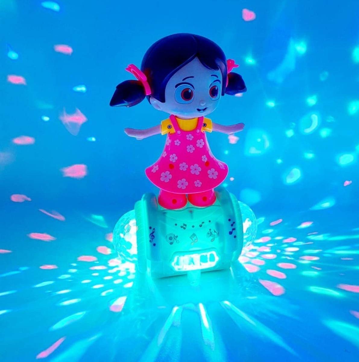 360 Degree Rotating Musical Dancing Girl Toy with Flashing Lights — photo 2