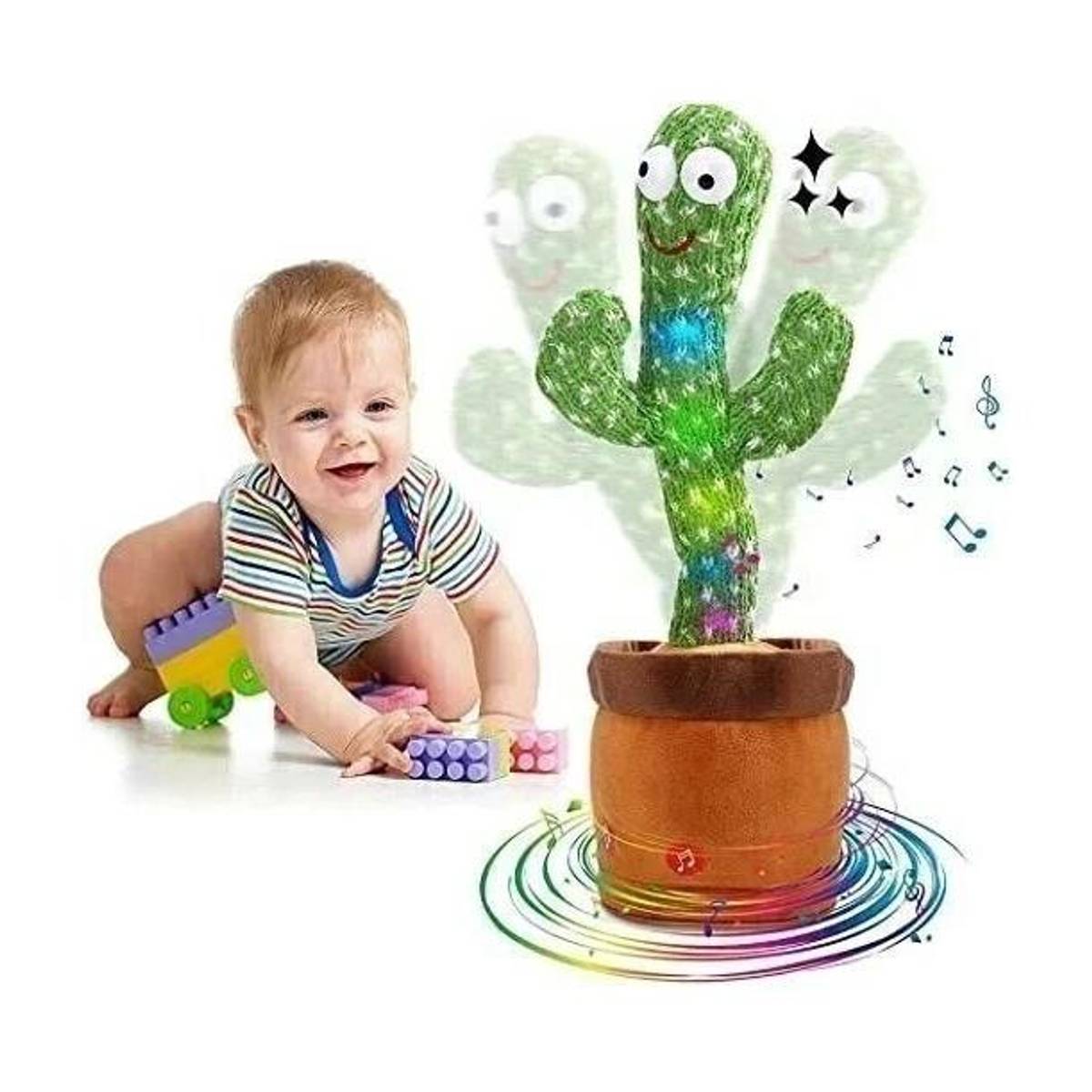 Dancing cactus Toy Talking Repeat Bluetech Singing Toy 120 Songs
