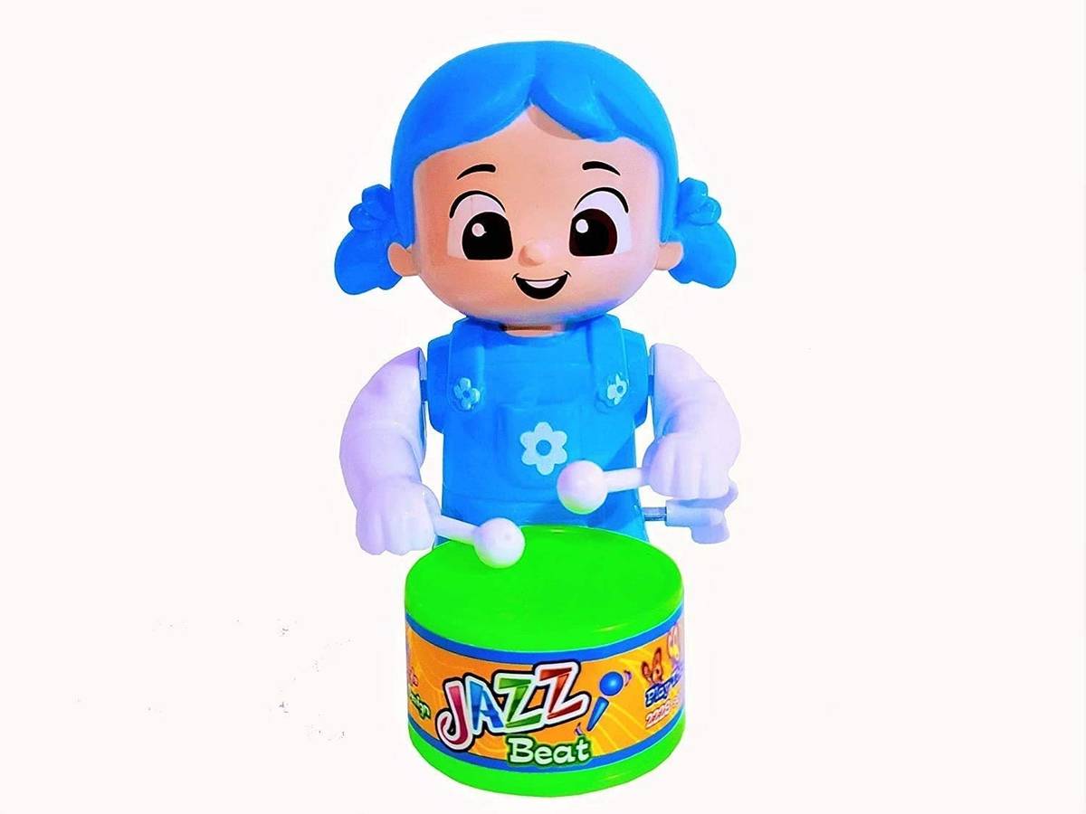 YEWISH Cute Drummer Toy for Kids, Dancing Drum Toy, Musical Toy for Baby 1 Year+ — photo 2