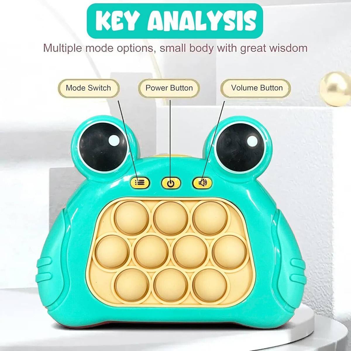 Fast Push Intelligent Game Pop Up Musical Toys for Kids, Sound Toys for Kids — photo 2