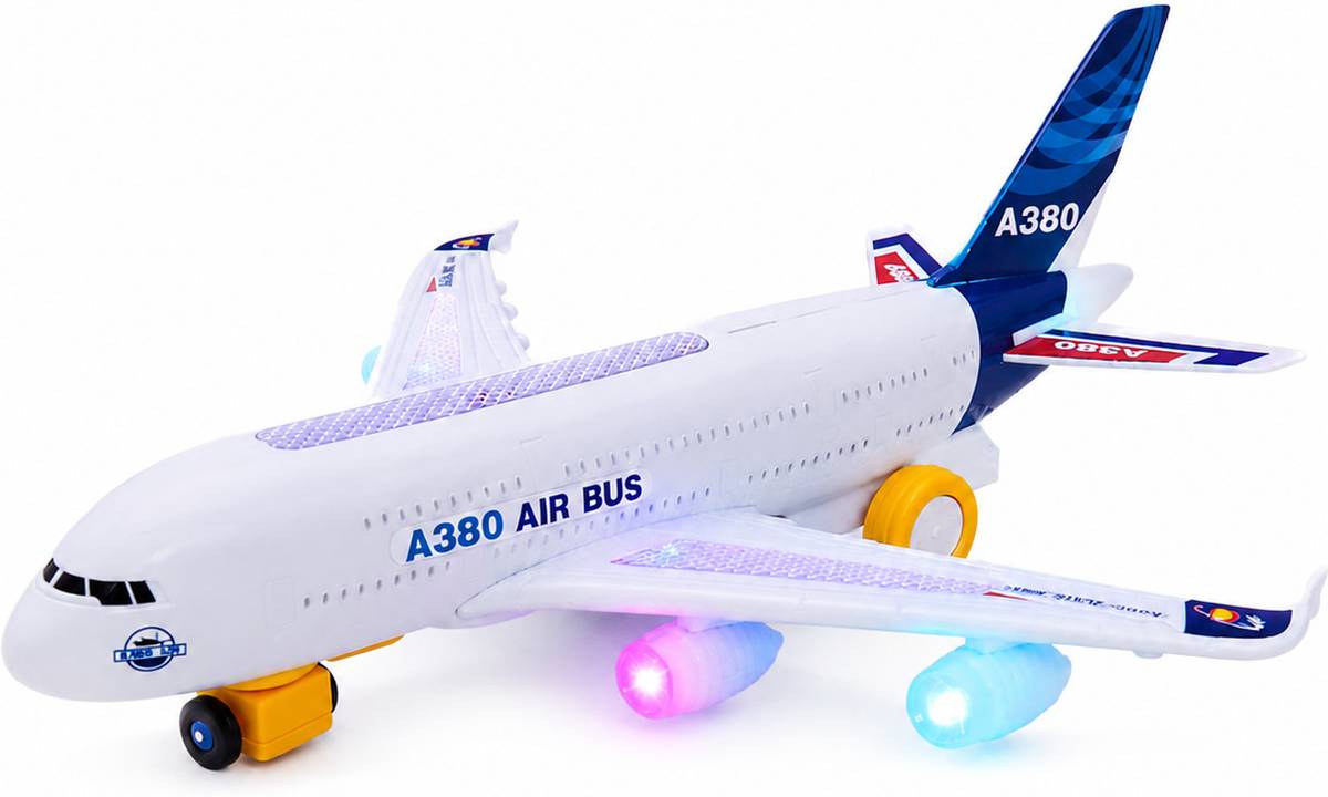 A380 Educational Airplane Toy for Kids Boys and Girls Ages 3โ12