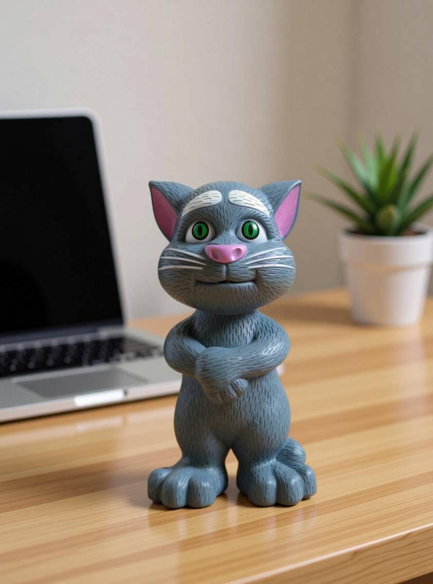 Talking Tom Intelligent Touch Musical Recording Grey Cat (Grey) — photo 2