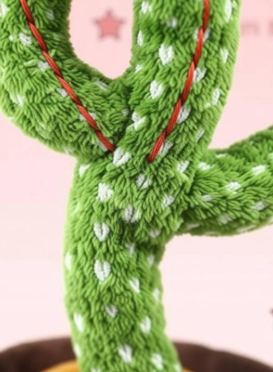 abundance Cactus Toy, Sing+Repeat+Dancing+Recording+LED plant — photo 3