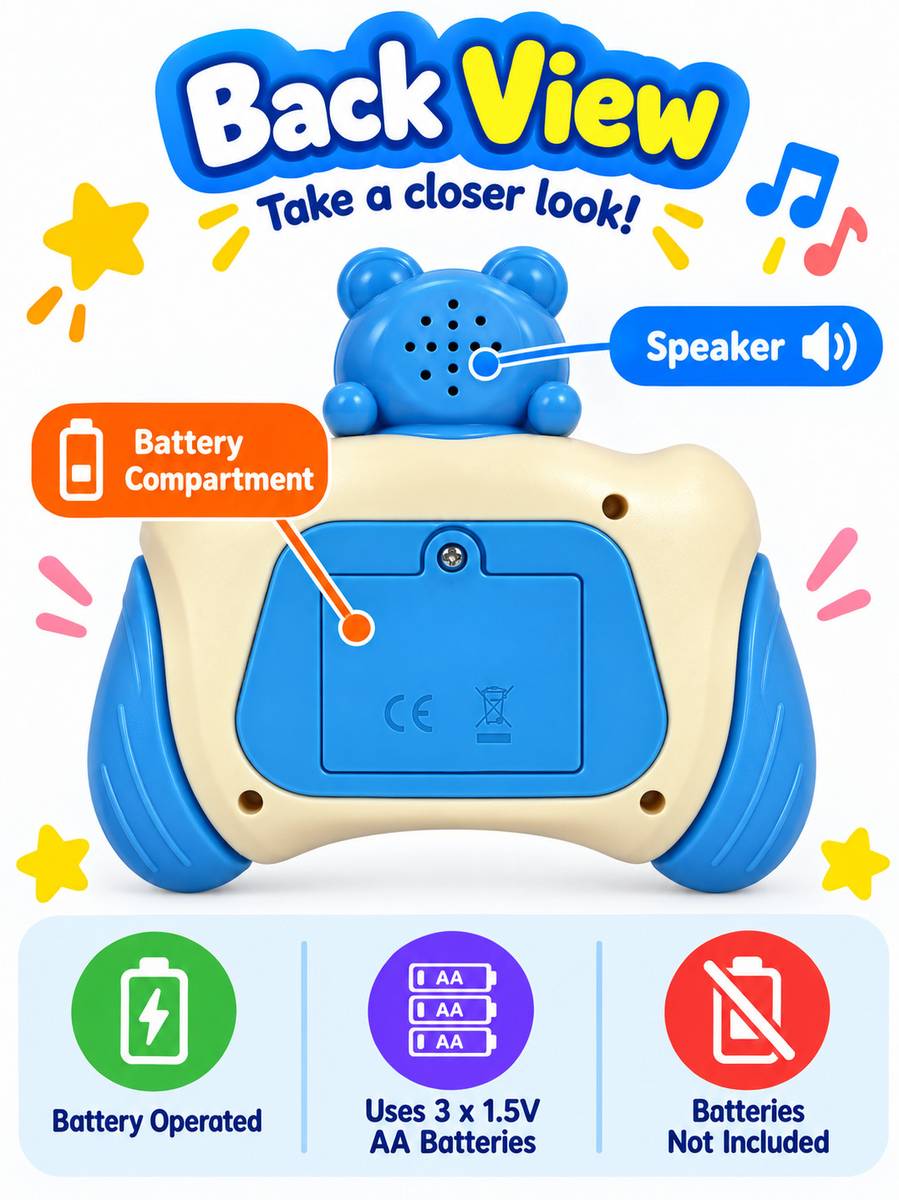 Fast Push Pop It Bear Electronic Game Blue Light Sound 4 Modes Kids Toy Age 3+ Y — photo 2