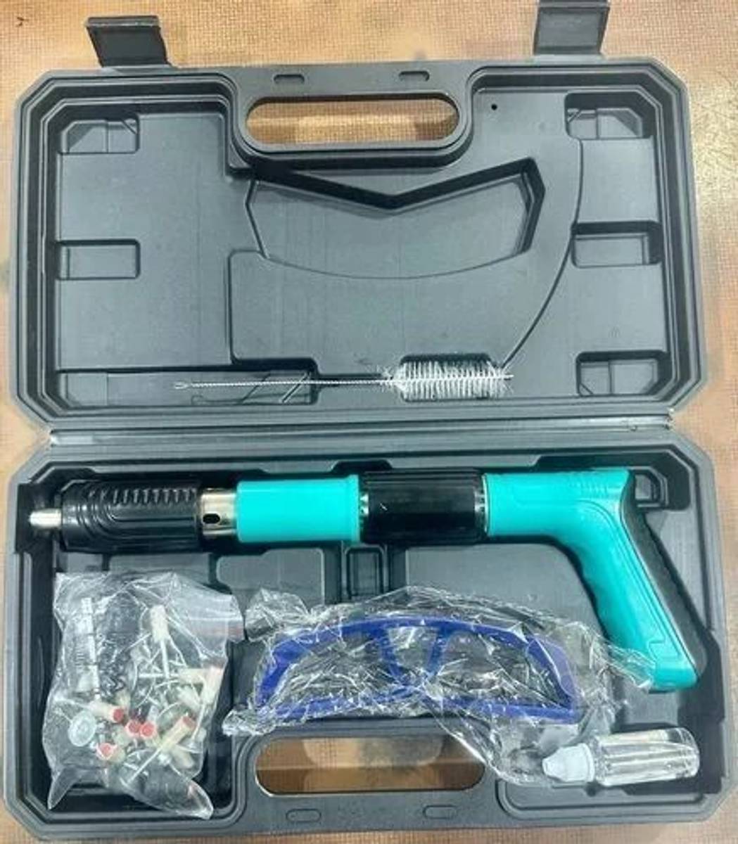 AQUABUCKET Steel Nail Gun Tool With Full Kit And 50 Nail Set Nail Wall Fixing Tool Nail Gun Concrete Nail Gun With 50 Nail Cordless Nailer
