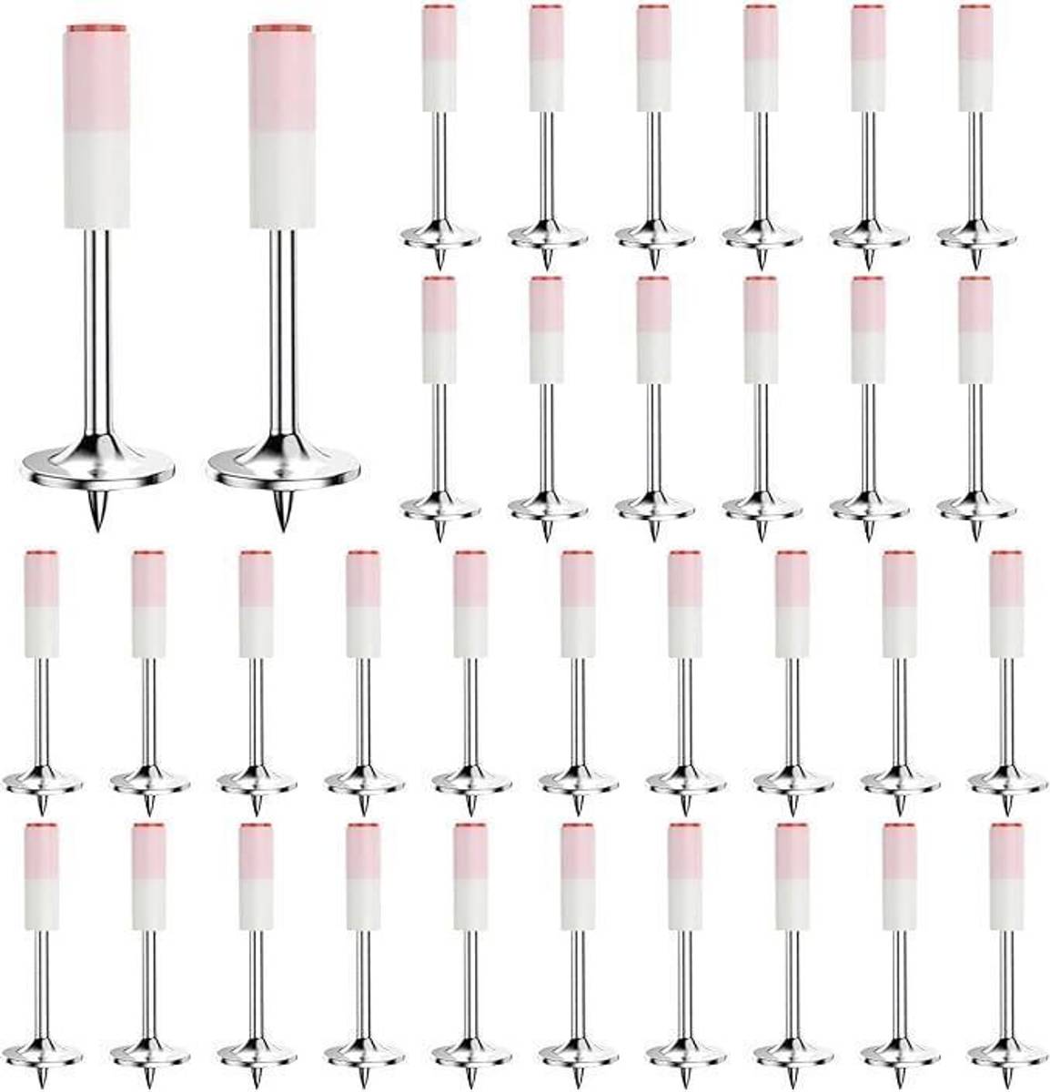 INDIEPREMIOR 07F 7.3mm Nail Gun Manual Steel Nails, Round Nails 100 pcs Rivet Cordless Nailer
