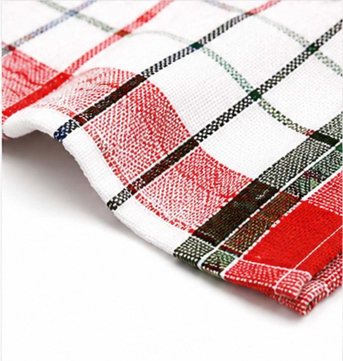 Cotton Kitchen Towels Multicolor Checkered Dish Towels Multicolor Cloth Napkins — photo 2