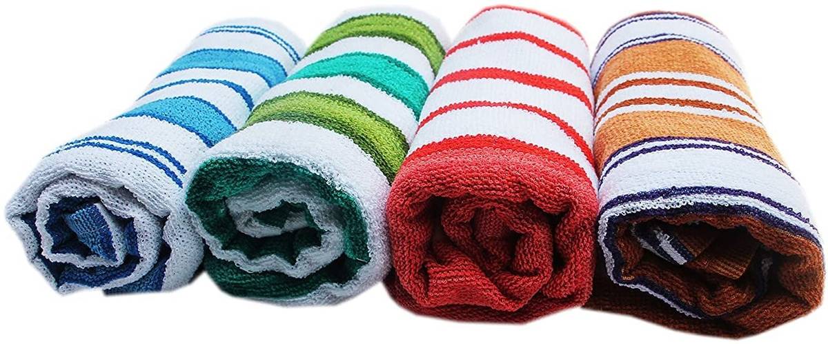 Ayus Cotton Kitchen Towel | Fridge Table Kitchen Platform Cleaning Towel Set of 10 Multicolor Cloth Napkins — photo 5