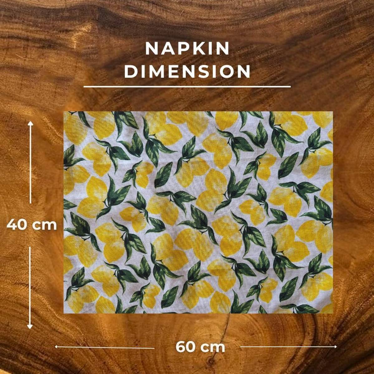 Cotton (40*60cm) Kitchen Napkins | Dish Towels for Cleaning, Drying, Wiping Yellow Cloth Napkins — photo 5