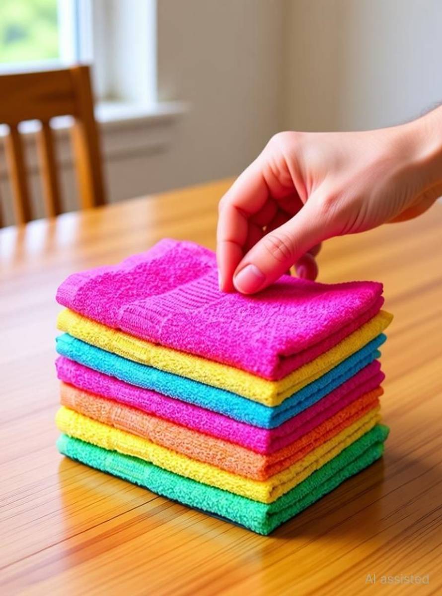 S J GADDAM 1218Crape_Nw Multicolor Paper Napkins — photo 3