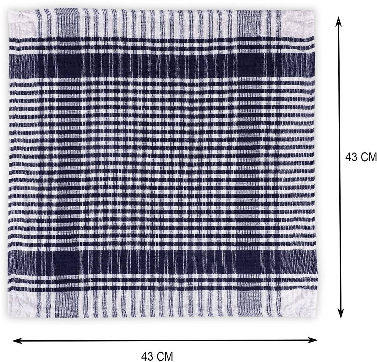 Ninki Fresh Cleaning Machine Washable Multipurpose Cotton Checked Kitchen Towels Multicolor Cloth Napkins — photo 5