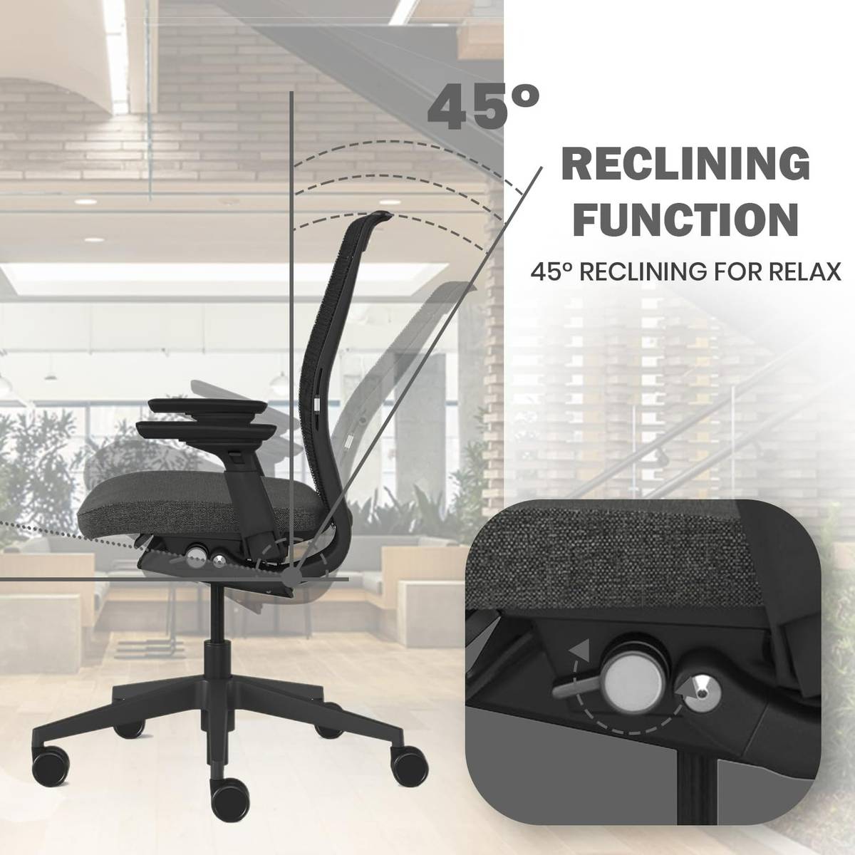 Steelcase Think Mesh Office Adjustable Arm Chair — photo 2