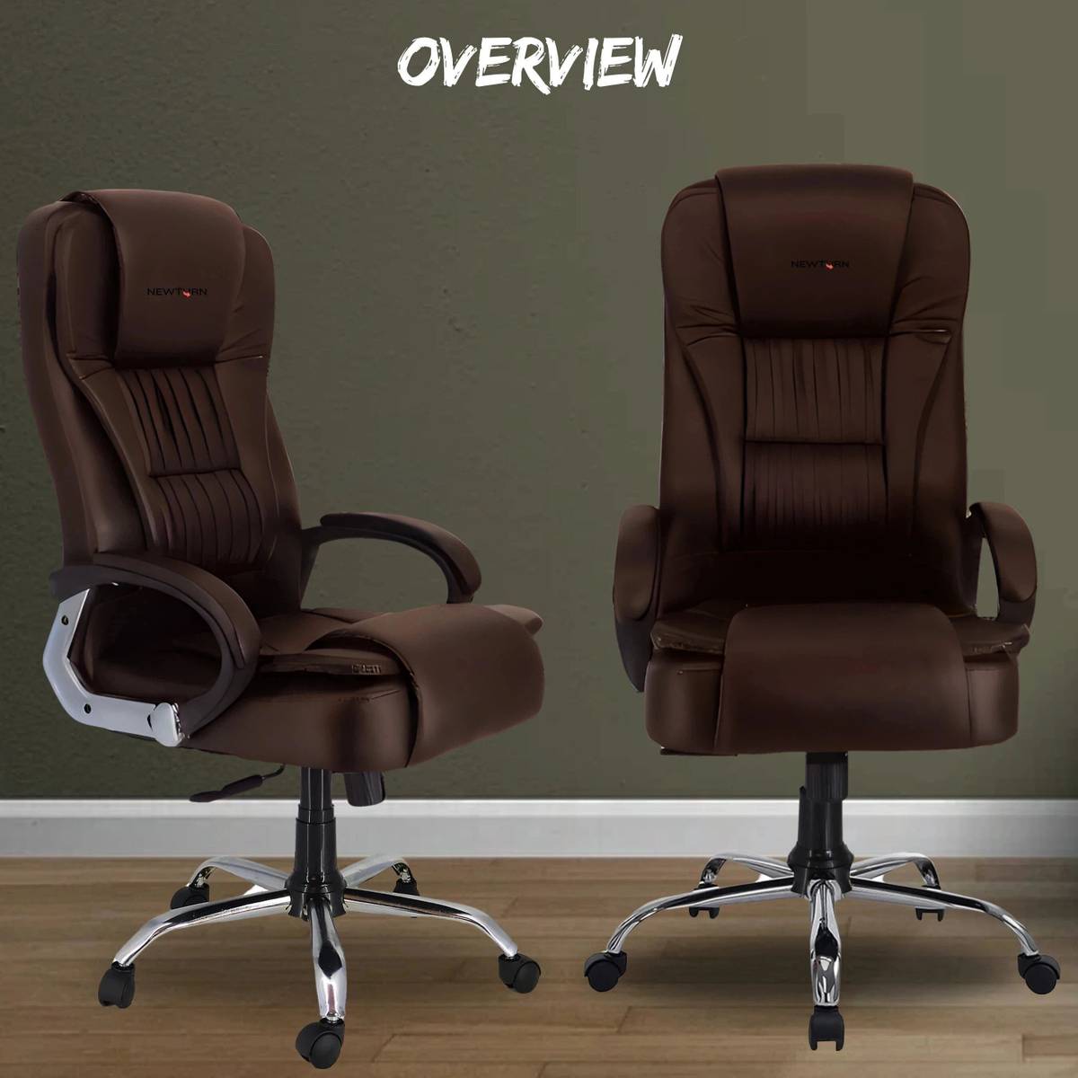 premium leatherette Boss revolving office Leatherette Office Executive Chair — photo 4