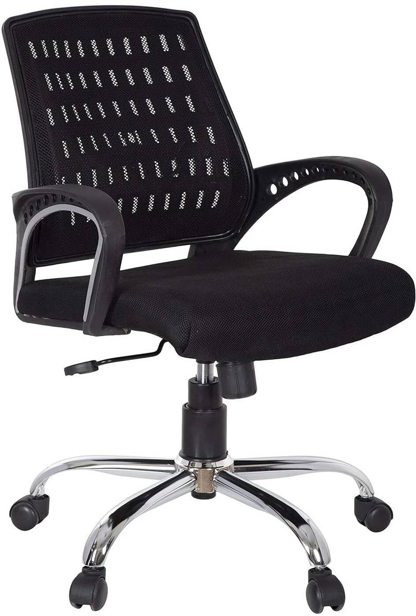 KRISHTHA Mesh Mid-Back Century Drafting Staff, Workstation, Desk Chair Mesh Office Adjustable Arm Chair