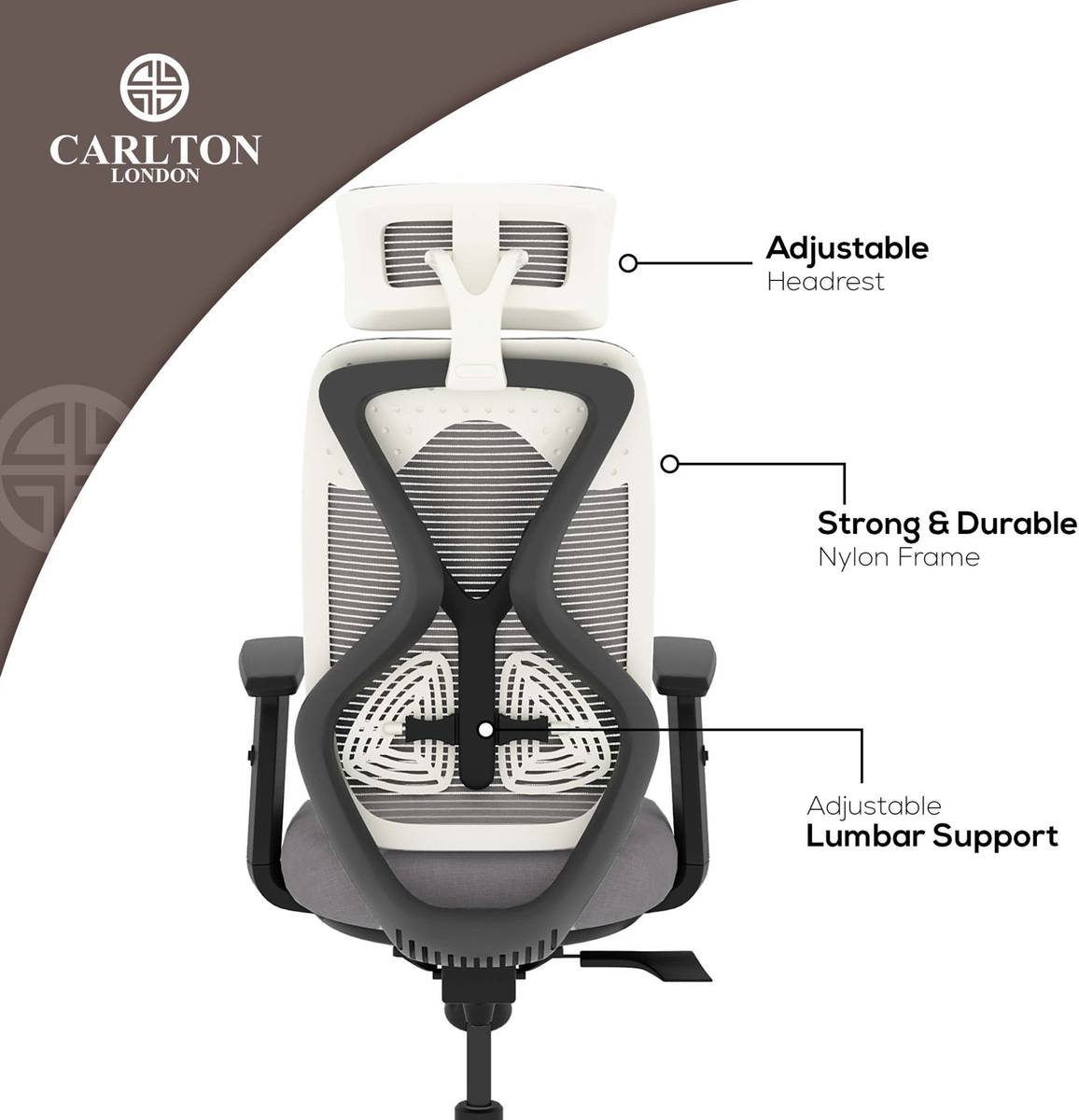 Atlas Mesh Office Adjustable Arm Chair — photo 4