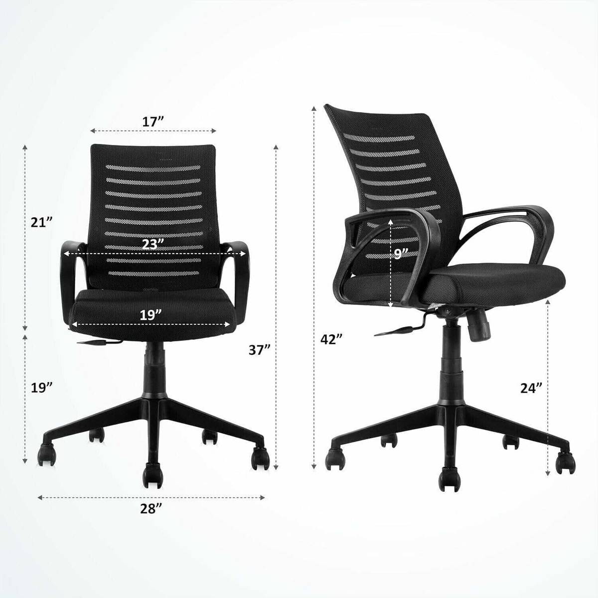 Fabric Office Arm Chair — photo 3