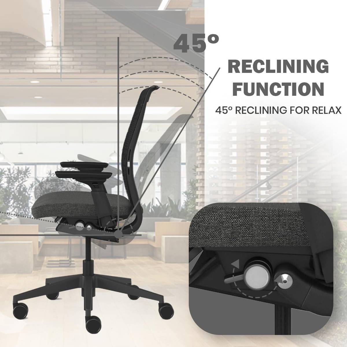 Steelcase Think Mesh Office Adjustable Arm Chair — photo 5