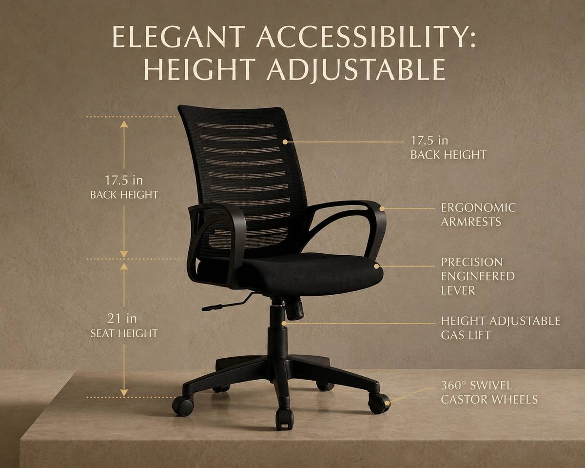 LBC Mesh Office Arm Chair — photo 3