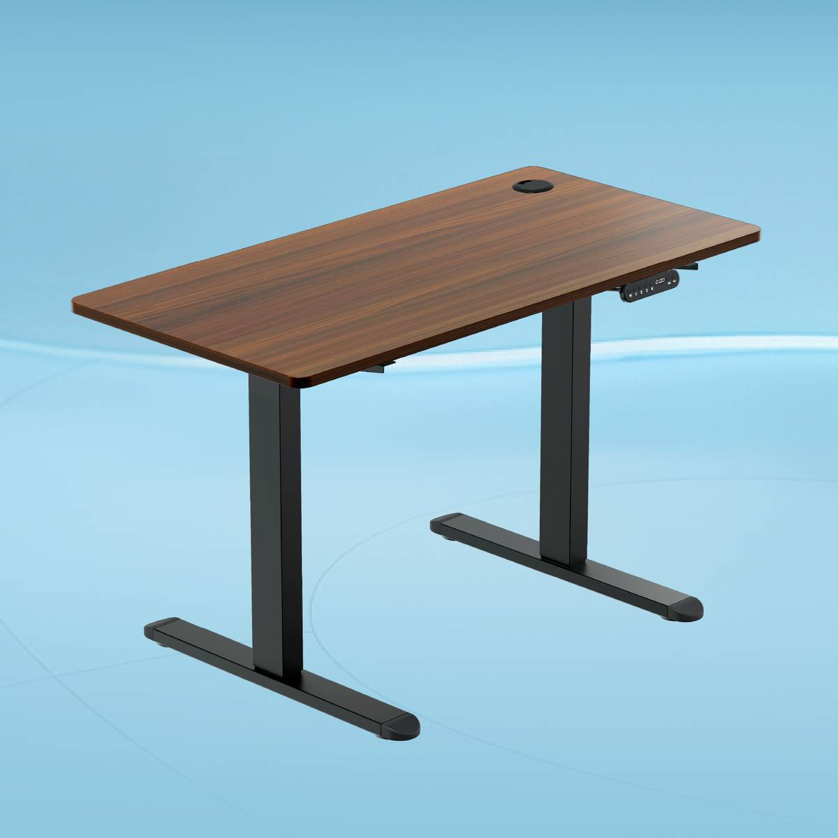 The Sleep Company AeroPlus Electrical Adjustable Desk 1200x600x700 | Sit-Stand Ergonomic Table | Engineered Wood Office Table