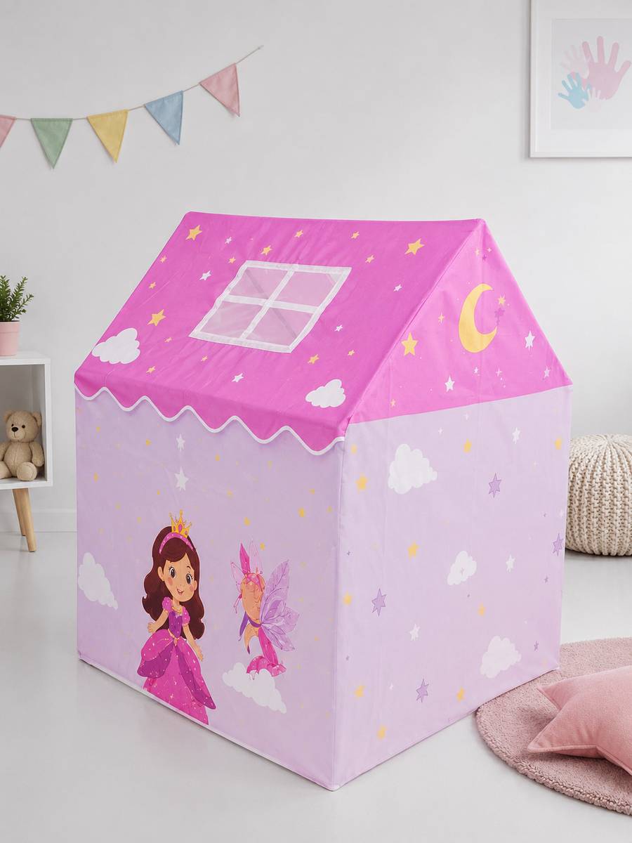 Pink Princess Theme Foldable Play Tent for Kids — photo 2