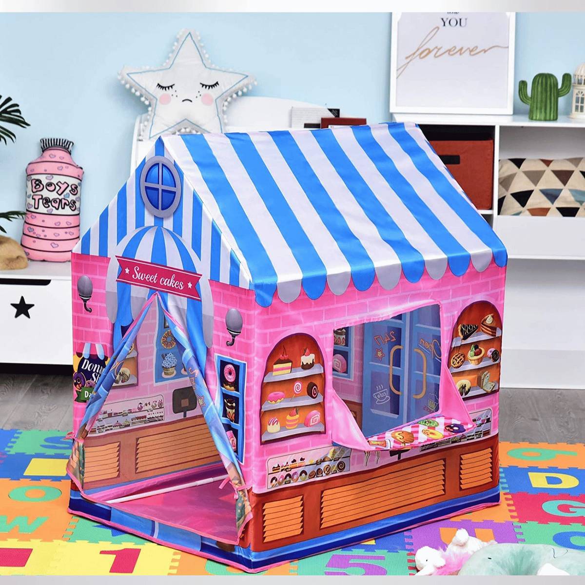Jumbo Size Tent House for Kids 10 Years Old Girls & Boys Toy Play House_(F55)