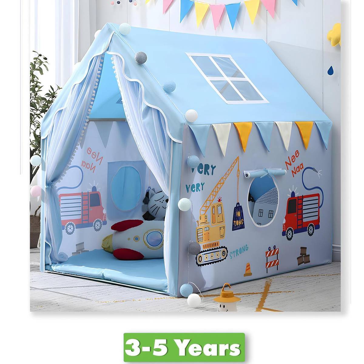 Colorfull Kids Play Tent House for 3-9 Years Old Girls and Boys