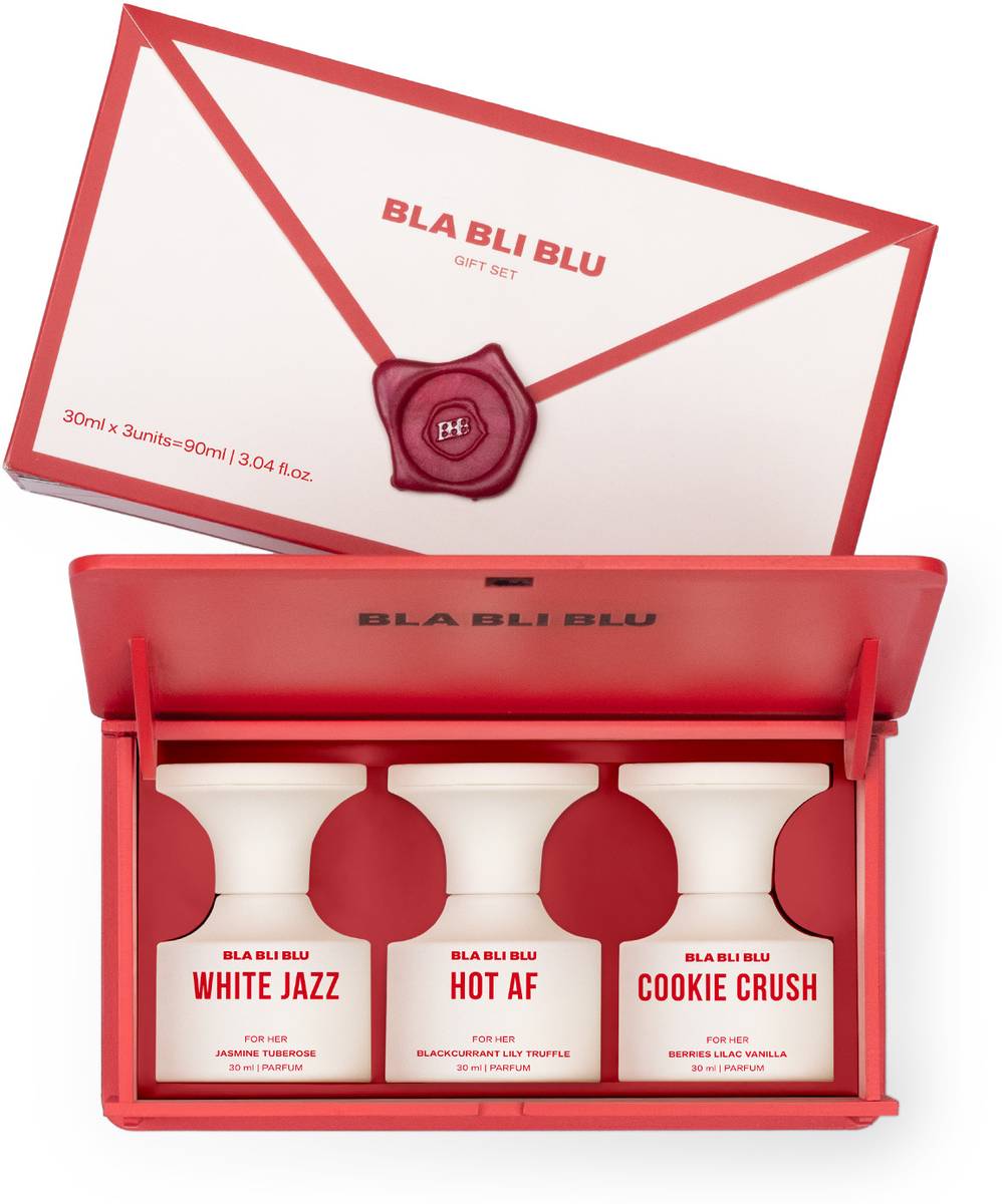 BLA BLI BLU Women Perfume Gift Set|3x30ml|Perfume for Women|Floral & Fresh|Long Lasting Perfume - 90 ml