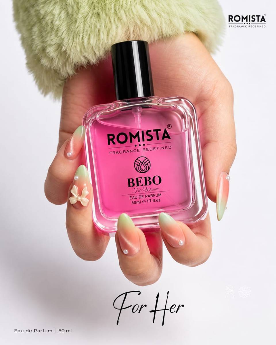 Romista Bebo Long Lasting Perfume with Vanilla, Jasmine and Patchouli Notes Eau de Parfum - 50 ml