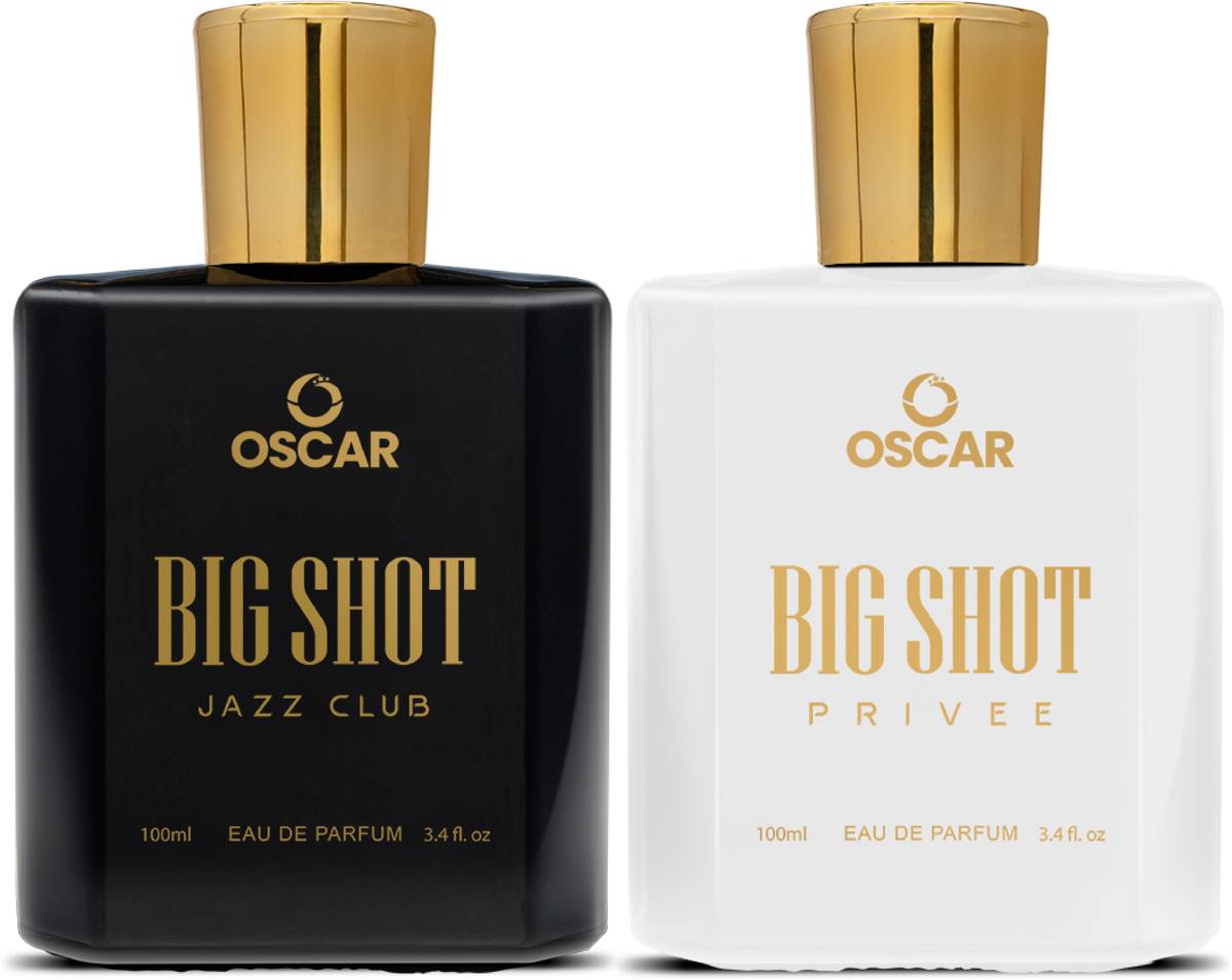 OSCAR Big Shot Jazz Club & Privee Premium Perfume Combo | Strong & Long Lasting Eau de Parfum - 200 ml