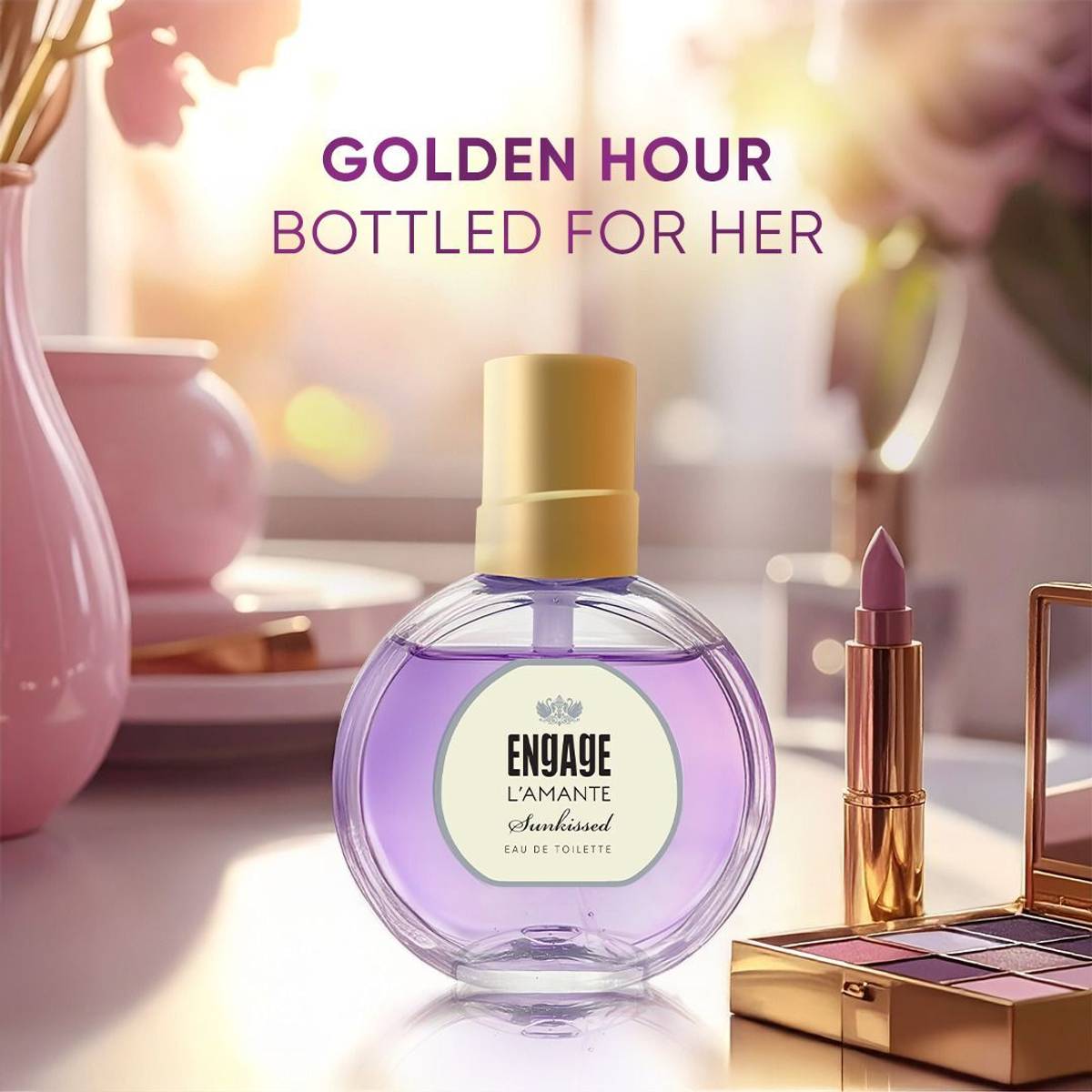 Engage L'amante Sunkissed EDT Fruity Long Lasting Crafted by Expert Eau de Toilette  -  100 ml — photo 3