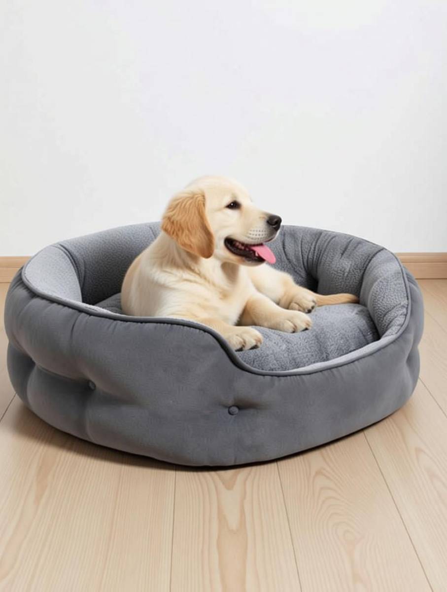 petlux Dog & Cat Washable Beds for Indoor Pets & Puppy, Round Dog Bed Sofa for Dogs. S Pet Bed — photo 4