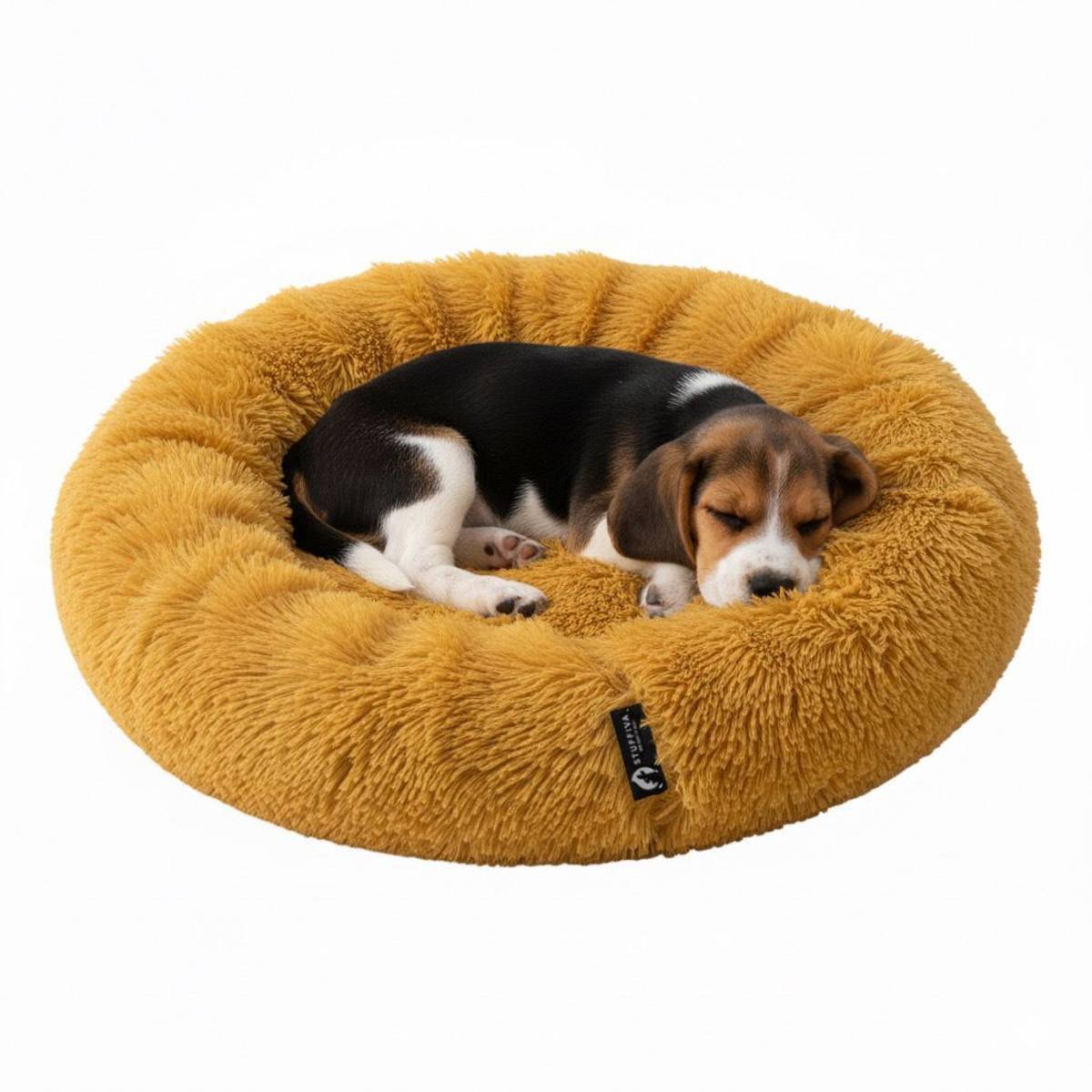 Stuffiva Oval Shaped Faux Fur PET Bed for Dogs, Kittens and Cats S Pet Bed