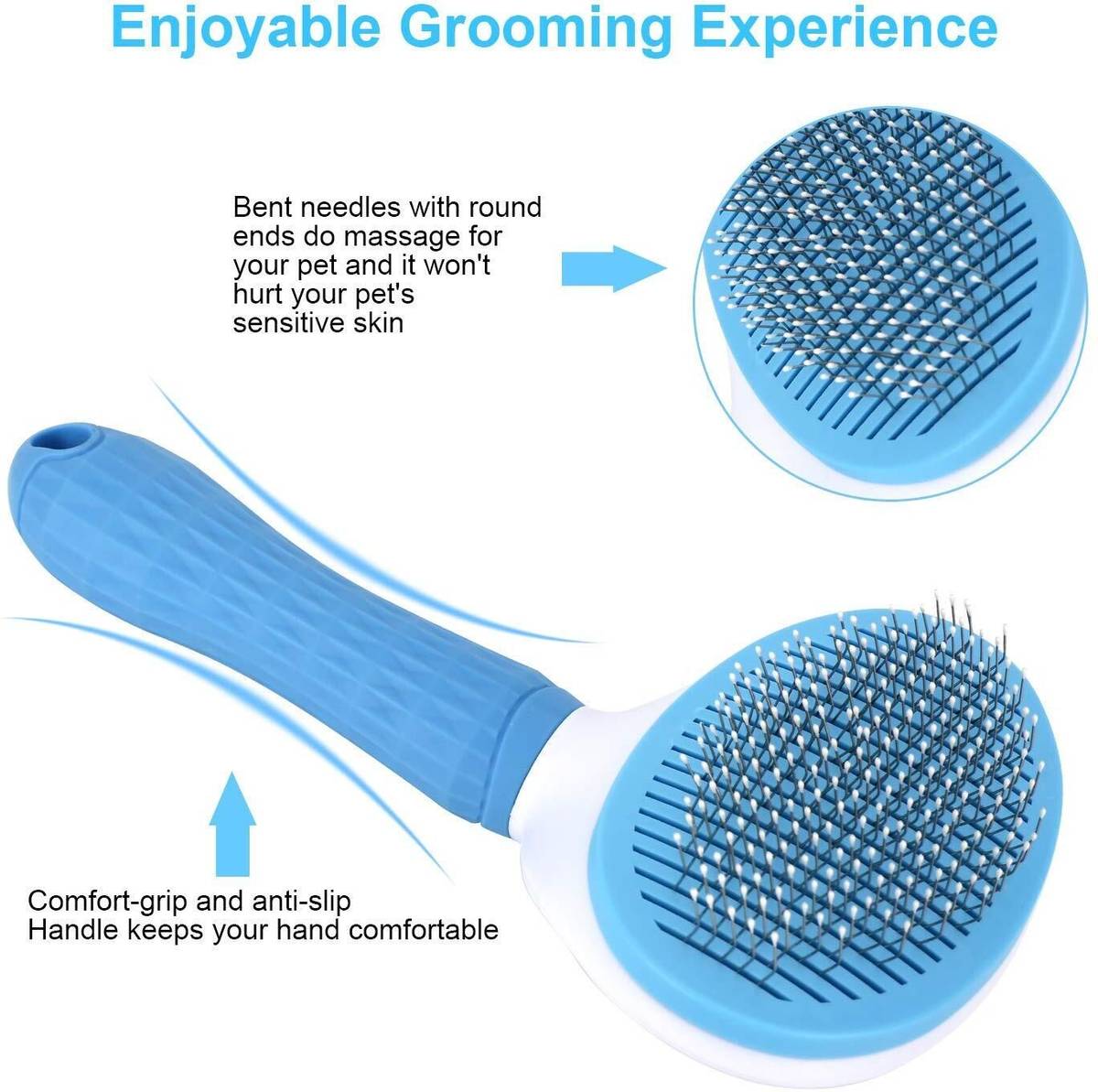 JYT Pet Grooming Slicker Brush Basic Comb for  Dog & Cat — photo 4