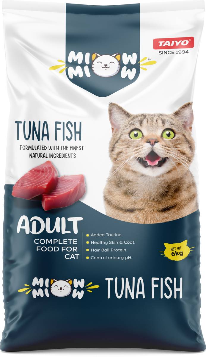 Taiyo Miow Miow Tuna Adult Dry Cat Food - 6kg Tuna 6 kg Dry Adult Cat Food
