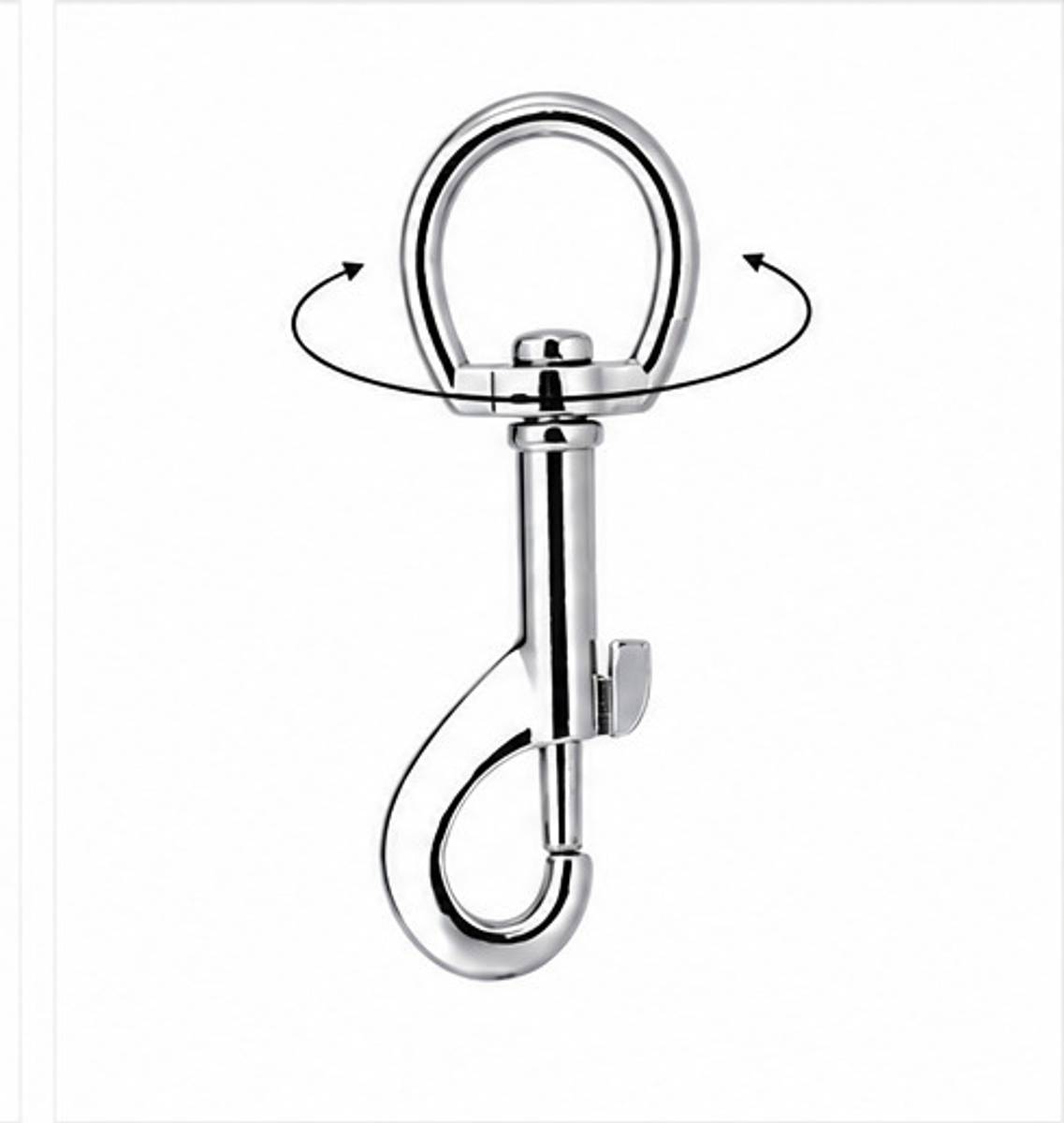 Quickato Dog Chain Silver Grind Heavy Duty Dog Chain with Hook for medium 150 cm Dog Chain Leash — photo 3