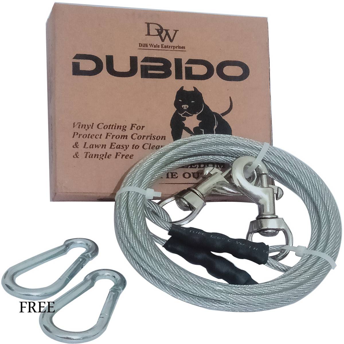 dubidu Tieout Cable 300 cm Dog & Cat Cord Leash
