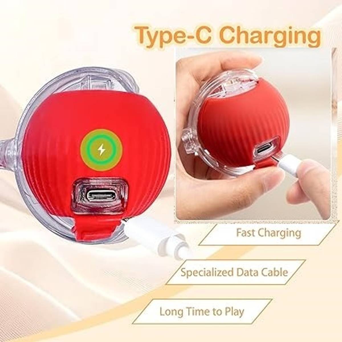SENAPATI Moving Cat Balls for Bored Indoor Toys Silicone Ball Silicone Ball For Cat — photo 4