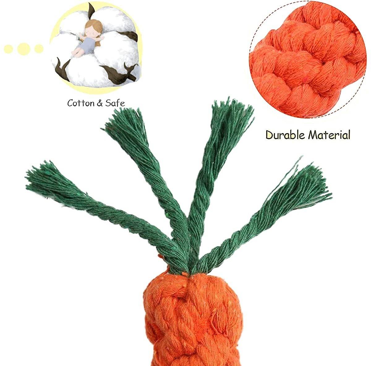 decorvaiz Toys for Puppies & Small Dogs Toys | Rope Ball Toy | Color May Vary | Cotton, Rubber Ball, Bone, Chew Toy, Rubber Toy, Chew Toy, Training Aid, Tug Toy For Dog — photo 5